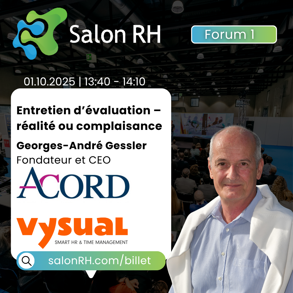Conférence de notre partenaire Arcord au Salon RH 2025 – Vysual GEPP